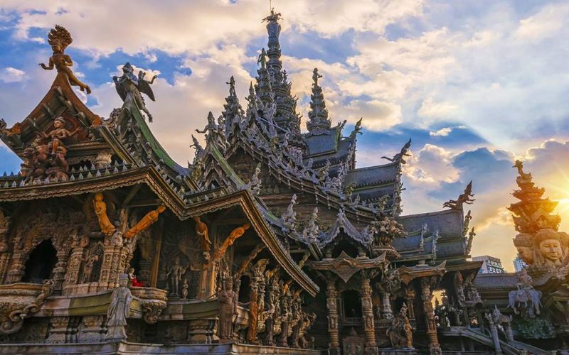 The Sanctuary of Truth in Pattaya, Bangkok